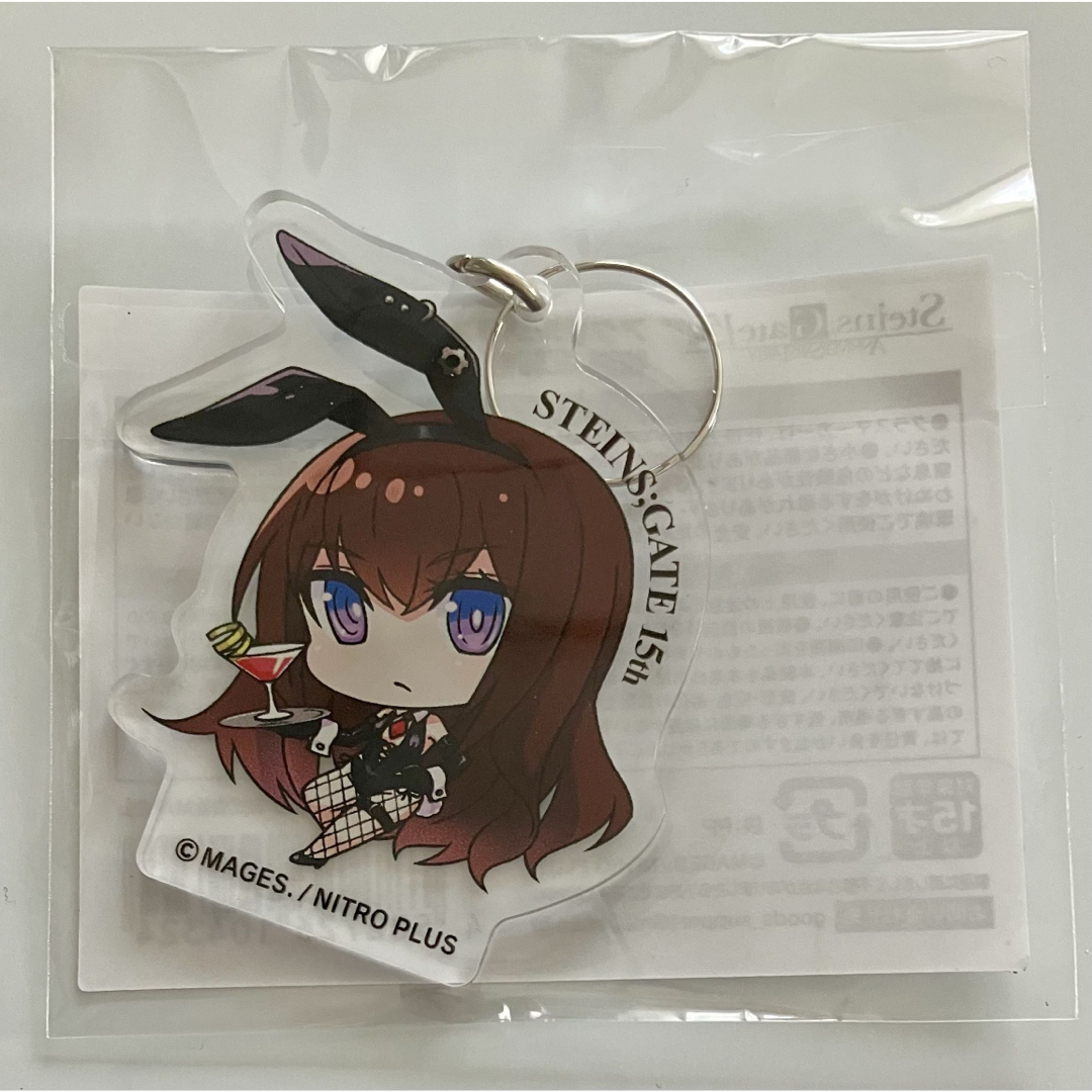 マジくじ シュタインズゲート 牧瀬紅莉栖 缶バッジ アクリルチャーム　セット マジくじ シュタインズゲート 牧瀬紅莉栖 4種セット 缶バッジ