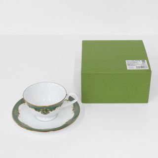 【★加古川物流】中古 黒執事 ティーカップ&ソーサー ライオン寮【710】(キャラクターグッズ)