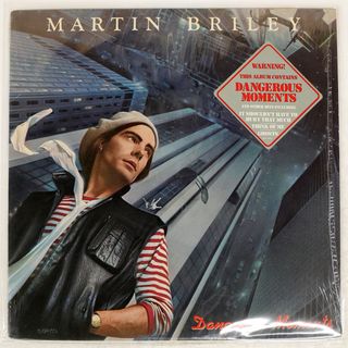 US盤 MARTIN BRILEY/DANGEROUS MOMENTS/MERCURY 8224231M1 LP(ポップス/ロック(洋楽))