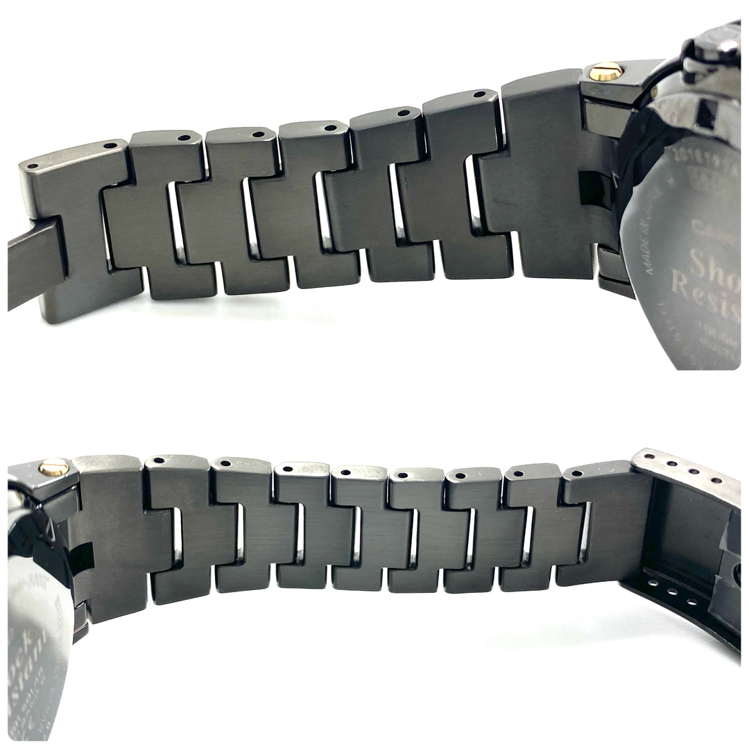 G-SHOCK(ジーショック)の【美品・希少】中古 腕時計 メンズ カシオ G-SHOCK ジーショック AWM-500GC-1AJR AW-500 SERIES PORTERコラボモデル 吉田カバン フルメタル アナデジ 黒 電波ソーラー 20気圧防水 メンズの時計(腕時計(アナログ))の商品写真