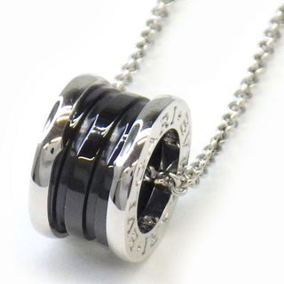 ブルガリ(BVLGARI)のブルガリ BVLGARI ネックレス B-zero1 ビーゼロワン セーブザチルドレン 349634 子供 支援 チャリティ SV925 ブラック セラミック 【中古】(ネックレス)