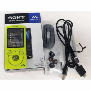 【現状品】SONY ウォークマン NW-S765 16GB/グリーン(ポータブルプレーヤー)