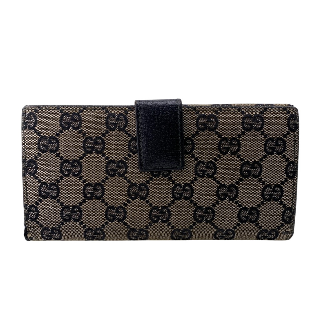 GUCCI - グッチ GUCCI 長財布 GGキャンバス Wホック 231835
