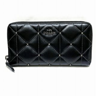 コーチ(COACH)のコーチ COACH キルティングスタッズ F15763 長財布 レディース 送料無料 【中古】【あす楽】(財布)