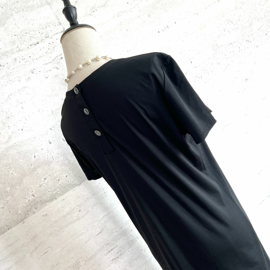 未使用★CHANEL★チェーン★COCOボタン★コットン★サマーワンピース CHANEL - 未使用タグ☆CHANEL☆チェーン☆COCO☆コットン