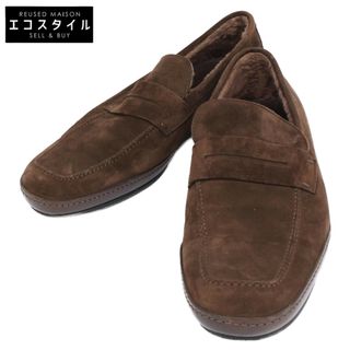 ルイヴィトン(LOUIS VUITTON)のルイヴィトン スエード ボア コインローファー 8 1/2(ドレス/ビジネス)