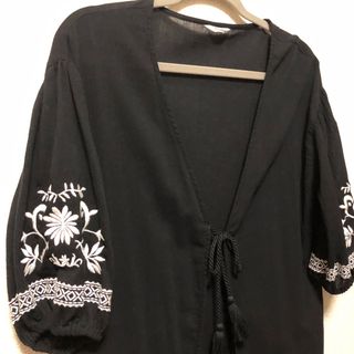新品/薄手ロングサマーガウンコート(ガウンコート)
