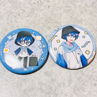新品初音ミク　KAITO  缶バッジ(バッジ/ピンバッジ)
