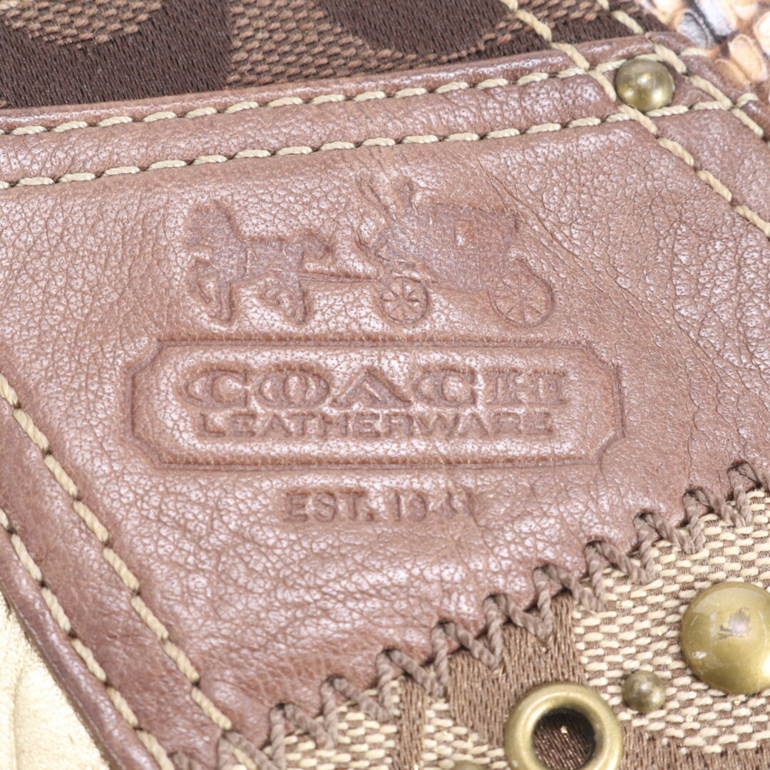 COACH - 美品 コーチ シグネチャー キャンバス パッチワーク