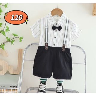 ☆新品☆フォーマル 男の子　セットアップ　入園式　結婚式　スーツ　120cm(ドレス/フォーマル)