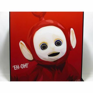 【新品 No 460】 ポップアートパネル テレタビーズ ポー(その他)