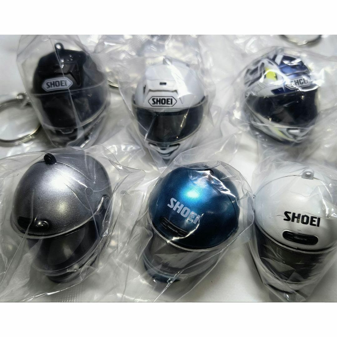 SHOEIヘルメットキーホルダーコレクションVol.1.5 ノーマル6種セット◎ 自動車/バイクのバイク(その他)の商品写真