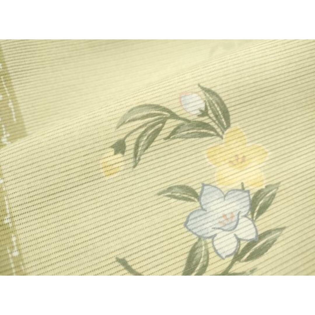 平和屋着物*夏物 小紋 絽 草花 洗える着物 DAAR9897op レディースの水着/浴衣(着物)の商品写真