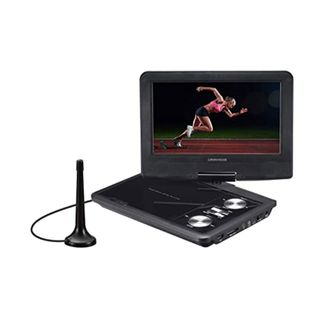 グリーンハウス(Green House) 9型ワイドポータブルDVDプレーヤー 地デジ ワンセグ バッテリ内蔵 テレビ接続 車内 ヘッドレスト取付 持ち運び コンパクト GH-PDV9NTG-BK(その他)