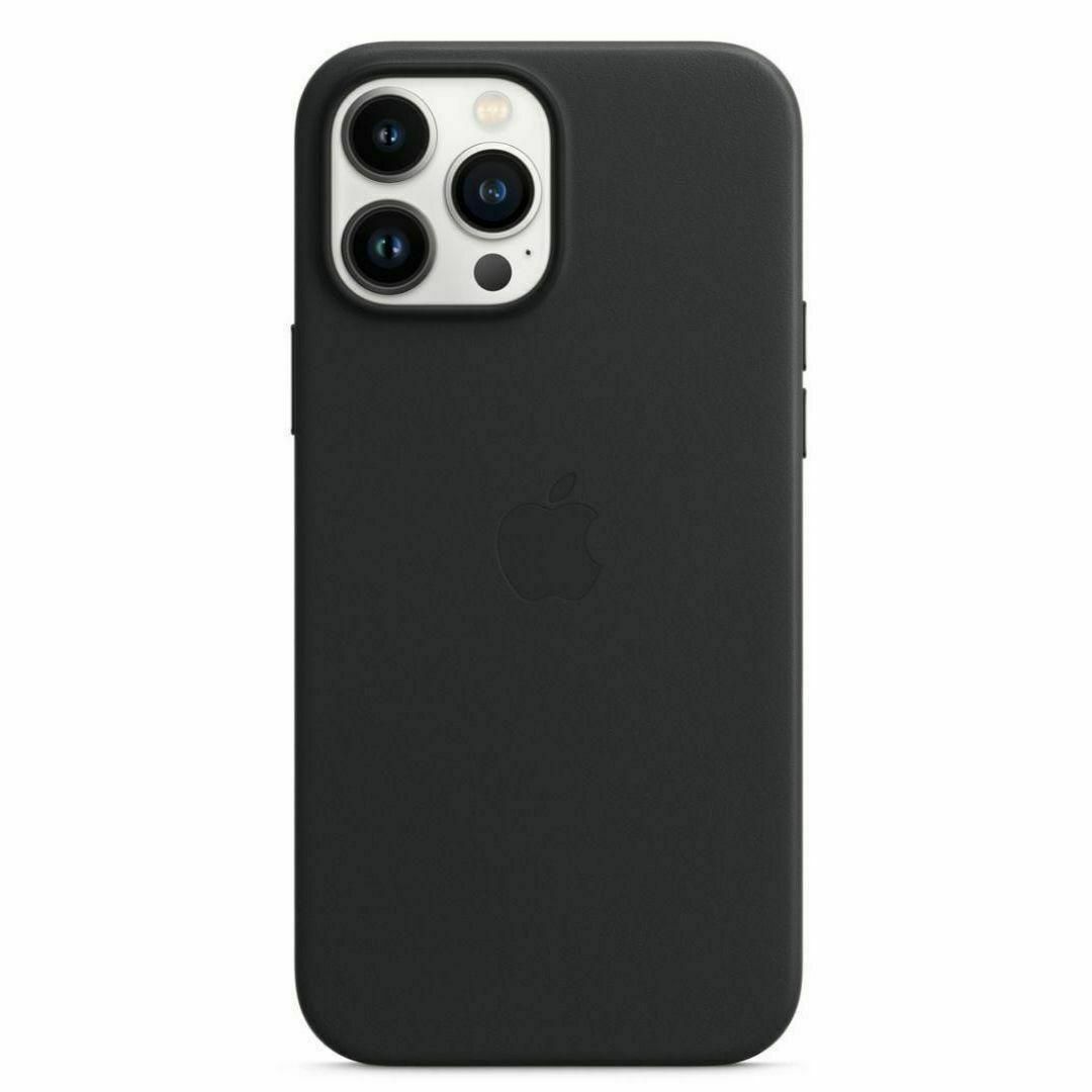 新品-純正互換品iPhone13ProMaxレザーケース-ミッドナイト-ブラック スマホ/家電/カメラのスマホアクセサリー(iPhoneケース)の商品写真