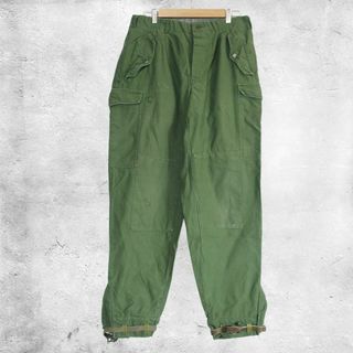 ミリタリー(MILITARY)のスウェーデン軍 カーゴパンツ ベルト付き ユーロ ミリタリー 軍パン C50(ワークパンツ/カーゴパンツ)