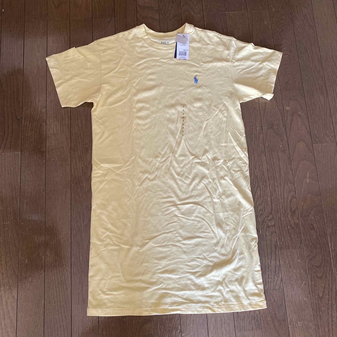 定番☆Ralph Lauren ロゴ Tシャツ ワンピース Ralph Lauren - ラルフローレンロングTシャツワンピースの通販