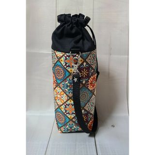 ハンドメイド　ペットボトルカバー650ml　水筒入れアルミシートつき　エスニック(その他)