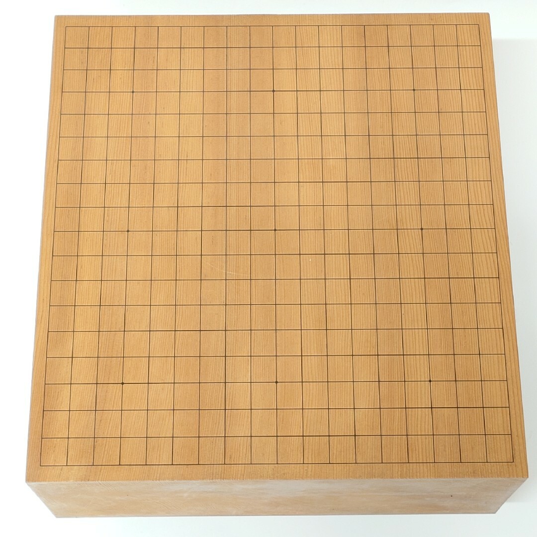 脚付き碁盤(高さ約8cm) 碁石付き(蛤・那智黒石) 脚付き碁盤(高さ約8cm) 碁石付き(蛤・那智黒石) 囲碁