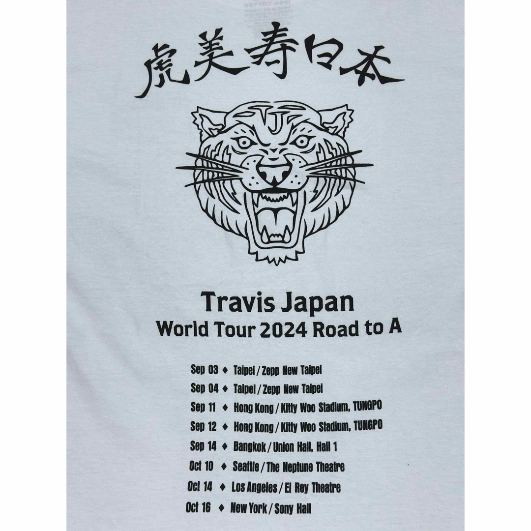 Travis Japan Tシャツ ワールドツアー アメリカ LA VIP Johnny's - Travis Japan Tシャツ ワールドツアー アメリカ LA