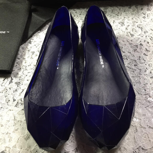 ❤️UNITED NUDE❤️藍色ブルー靴❤️37❤️ レディースの靴/シューズ(ハイヒール/パンプス)の商品写真