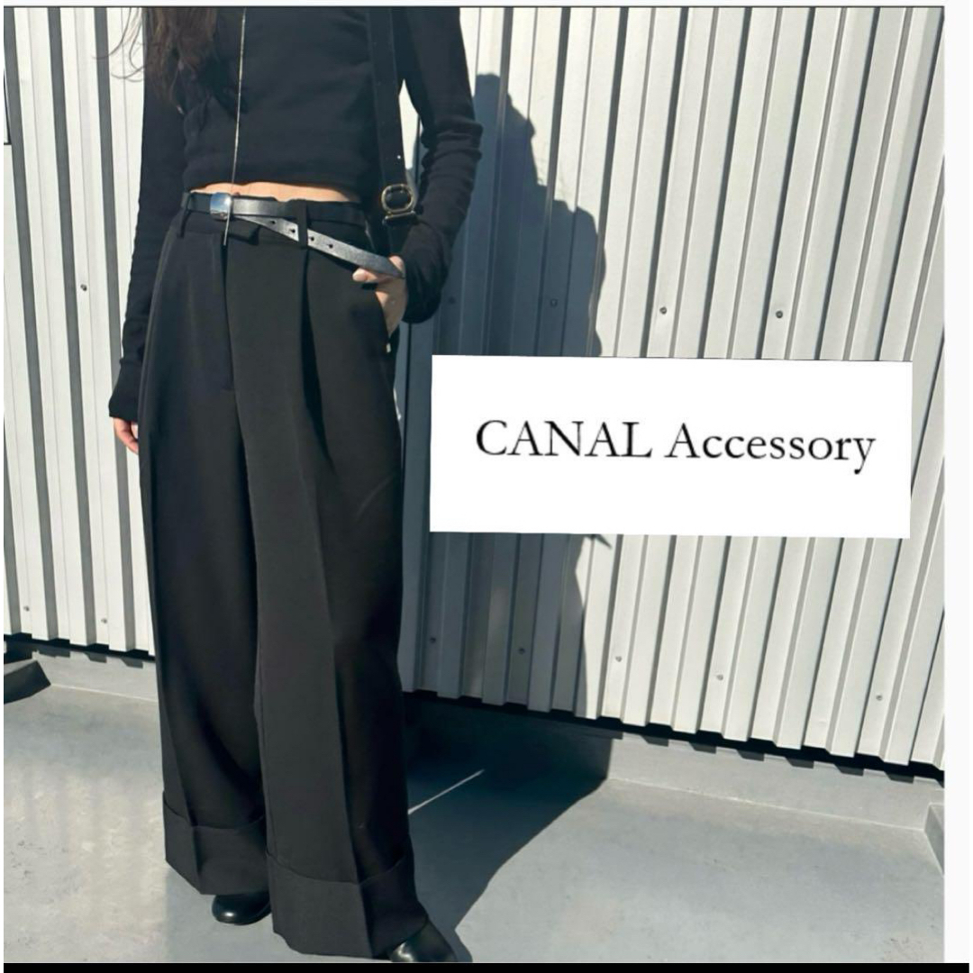 ☆ドイツ発*ZARA*新作*ラップウエストワイドパンツ/BLACK☆ org.jpg