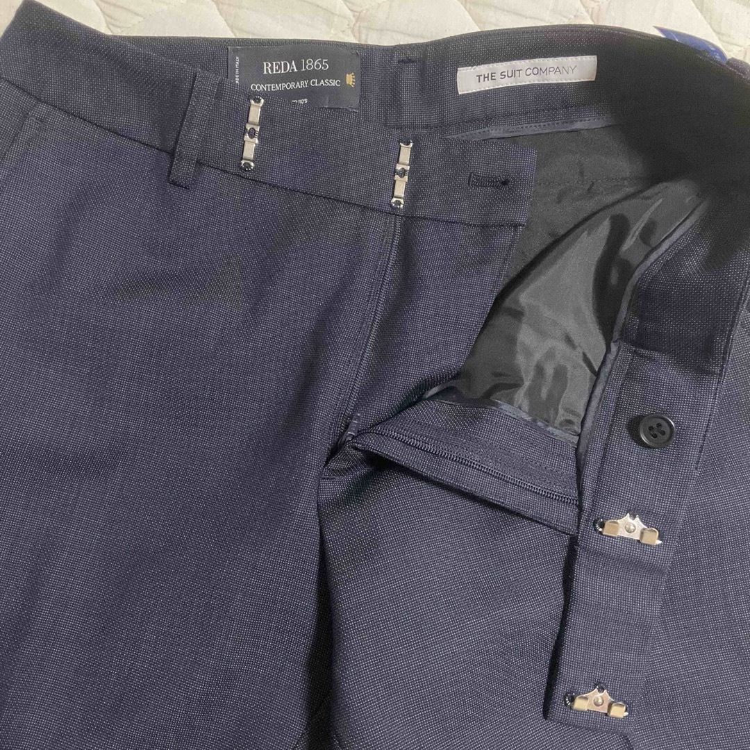 極美品✨ ザスーツカンパニー パンツスーツ REDA ATTO グレー 38 M WEB限定／スーツ／2つボタン／REDA ATTITUDE／無地／CH22 | SUIT