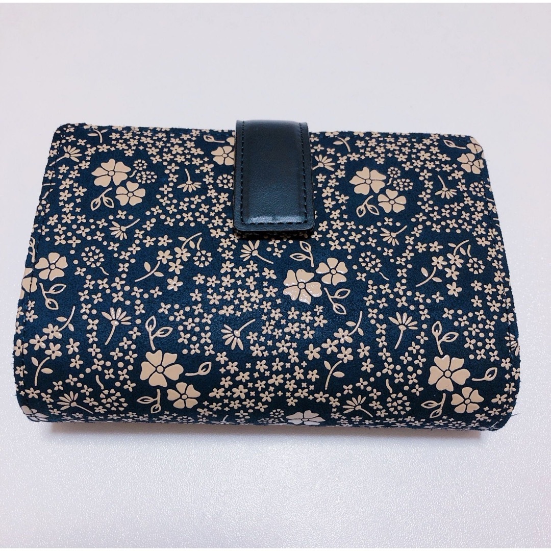 ✨綺麗✨印傳屋 インデンヤ フロニティ 2つ折り長財布 レザー 花柄 総柄 綺麗印傳屋 インデンヤ フロニティ 2つ折り長財布 レザー 花柄