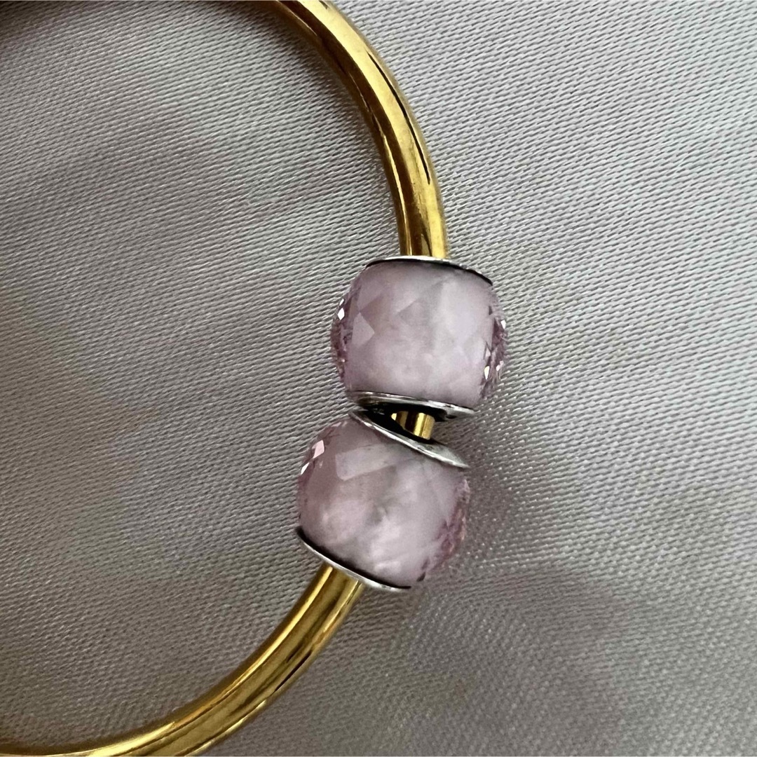 シルバーガラスチャーム レディースのアクセサリー(チャーム)の商品写真