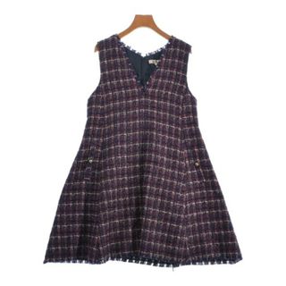 Apuweiser-riche - Apuweiser-riche アプワイザーリッシェ ワンピース S 紺 【古着】【中古】【送料無料】