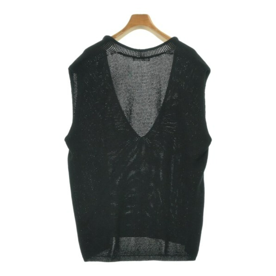 【数回着用】plage SOFT WOOL ベスト 36サイズ　黒 Plage - Plage プラージュ ベスト M 黒 【古着】【中古】【送料