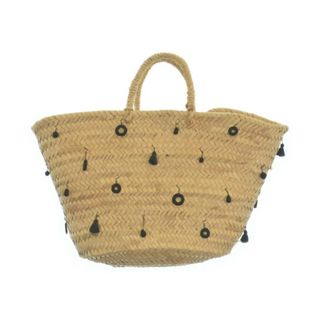 ファティマモロッコ(Fatima Morocco)のFatima Morocco ファティマモロッコ かごバッグ  ベージュ 【古着】【中古】【送料無料】(かごバッグ/ストローバッグ)