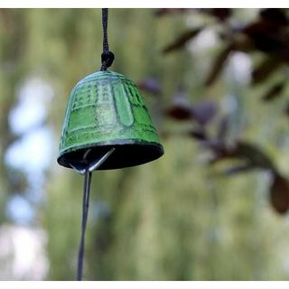 風鈴 ウィンドチャイム 夏の風物詩 南部鉄器 4.5cm (釣鐘)(風鈴)