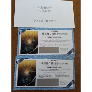 シュッピン　株主優待券2枚(ショッピング)