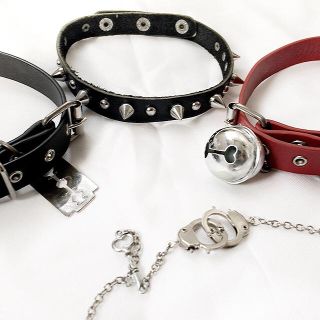 ヘルキャットパンクス(HELLCATPUNKS)の原宿系チョーカー8本セット、ネックレス、ブレスレット(ネックレス)