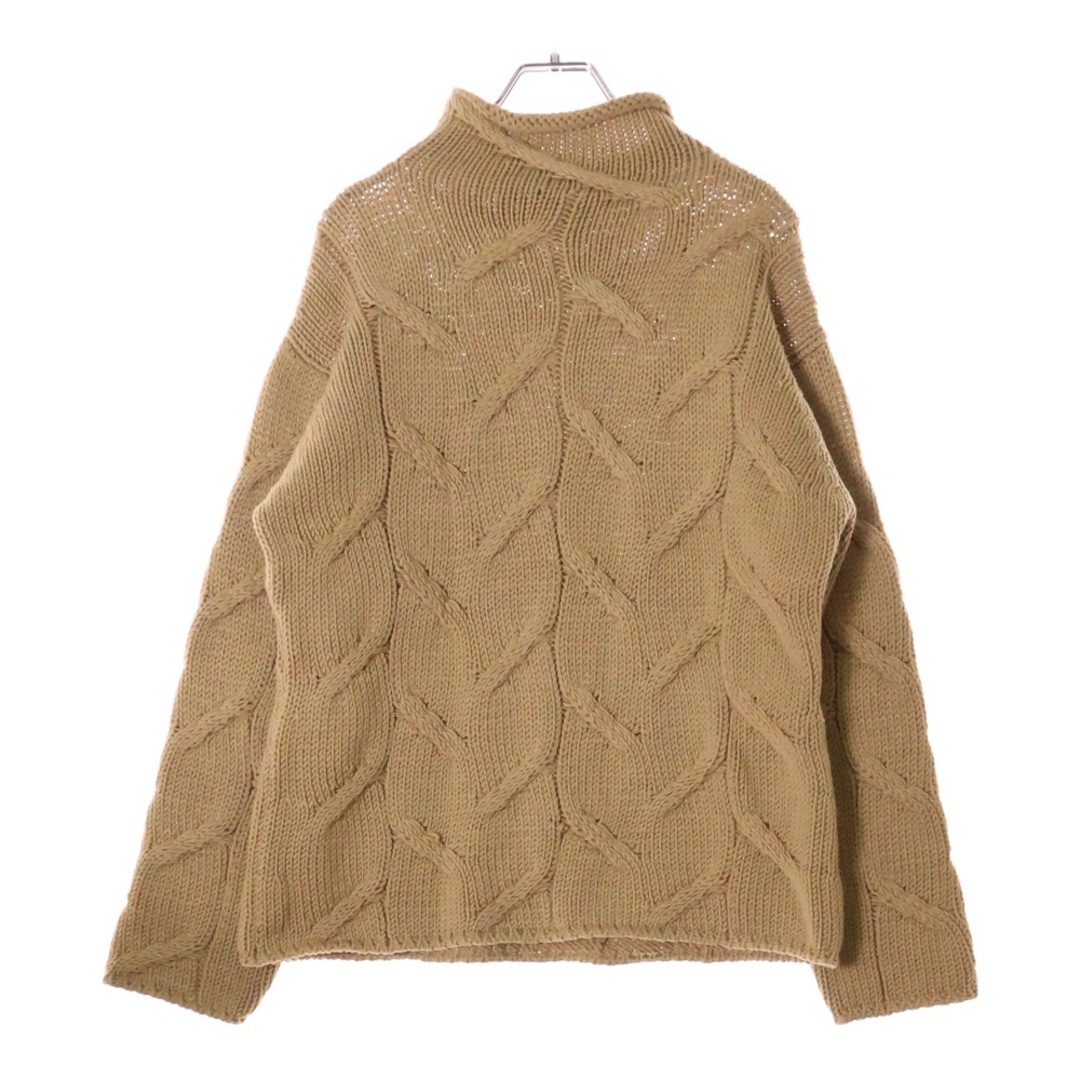 CHANEL(シャネル)のCHANEL シャネル 09AW ハイネックニット 長袖 ブラウン ウール #38 P13655V00633 レディースのトップス(ニット/セーター)の商品写真