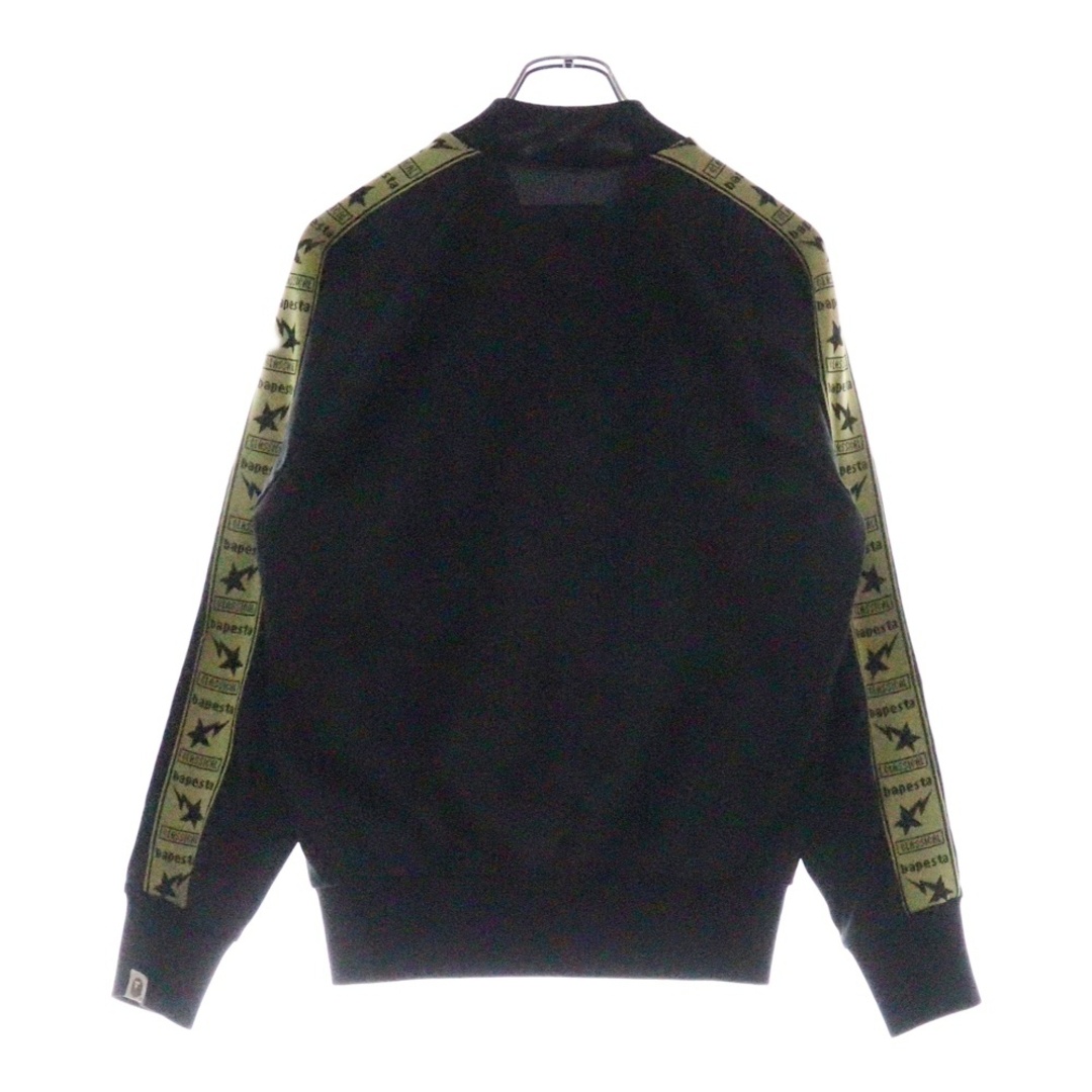 A BATHING APE(アベイシングエイプ)のA BATHING APE アベイシングエイプ 初期タグ サイドテープ ジップアップトラックジャケット ブラック/ゴールド メンズのジャケット/アウター(フライトジャケット)の商品写真