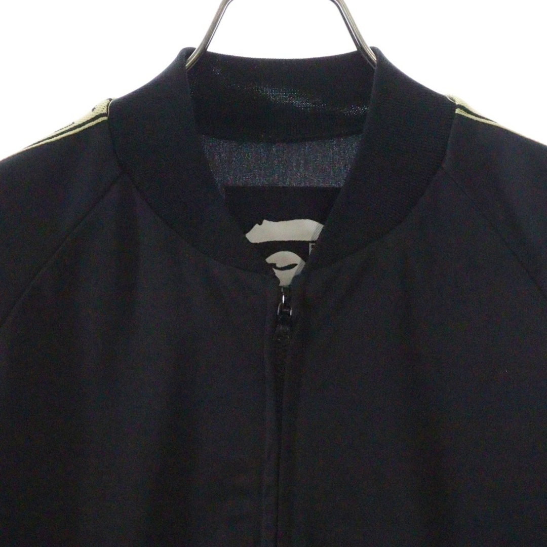 A BATHING APE(アベイシングエイプ)のA BATHING APE アベイシングエイプ 初期タグ サイドテープ ジップアップトラックジャケット ブラック/ゴールド メンズのジャケット/アウター(フライトジャケット)の商品写真