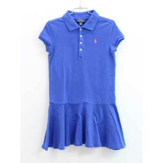 ラルフローレン(Ralph Lauren)のラルフローレン 半袖ワンピース 120cm キッズ 女児 青【中古】【新入荷!】≪(ワンピース)