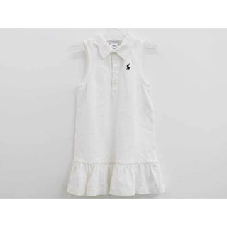 ラルフローレン(Ralph Lauren)のラルフローレン ノースリーブワンピース 90cm キッズ 女児 白【中古】【新入荷!】☆(ワンピース)