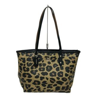 コーチ(COACH)のCOACH(コーチ) トートバッグ レオパードトートバッグ F38392 ライトブラウン×黒×ブラウン レザー(トートバッグ)