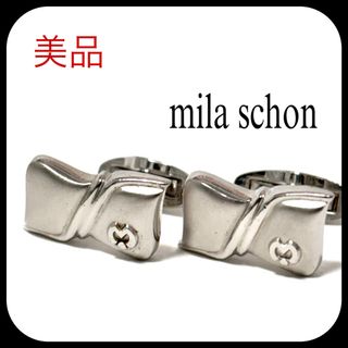 美品✨ ミラショーン カフス シルバー カフリンクス お洒落✨