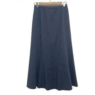 レリアン(leilian)のLeilian(レリアン) ロングスカート サイズ11 M レディース美品  - グレー(ロングスカート)