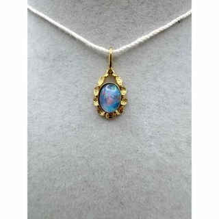 YN ☆仕上済☆ オパール ペンダントトップ レディースアクセサリー 金色(その他)