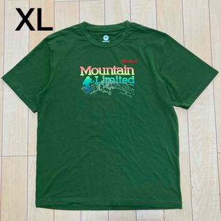 Marmot マーモット　Tシャツ 半袖カットソー　緑　カーキ　XLサイズ