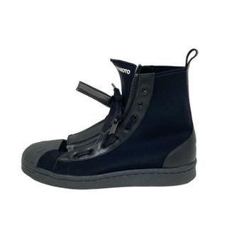 ワイスリー(Y-3)のY-3(ワイスリー) スニーカー 24 メンズ - 黒 ハイカット レザー(スニーカー)