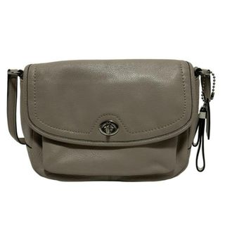 コーチ(COACH)のCOACH(コーチ) ショルダーバッグ パークレザー クロスボディ ショルダーバッグ サドル F28725 グレーベージュ レザー(ショルダーバッグ)