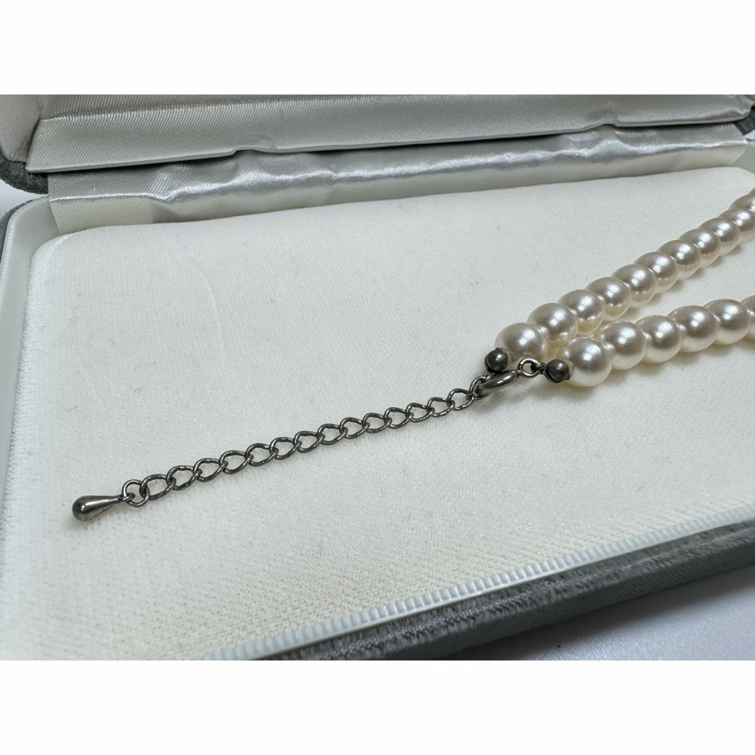 大粒パールネックレス フォーマル レディースのアクセサリー(ネックレス)の商品写真