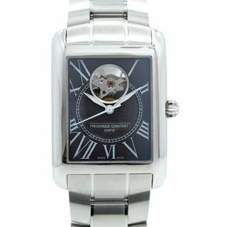 フレデリックコンスタント(FREDERIQUE CONSTANT)の【5wwg0022】フレデリック・コンスタント クラシック カレオートマチックハートビート FC-310MN4S36B 黒文字盤【中古】腕時計 メンズ(腕時計(アナログ))
