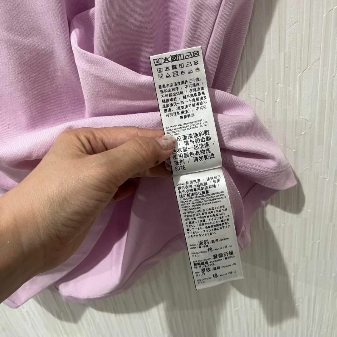 PUMA(プーマ)のPUMA レディース Tシャツ Sサイズ ライラック　未使用 レディースのトップス(Tシャツ(半袖/袖なし))の商品写真